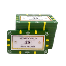 monte carlo poker plaque stack 25 high stake