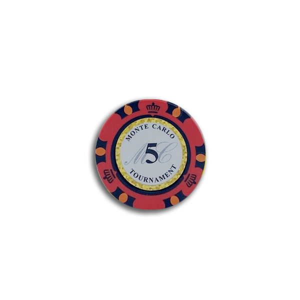 Monte Carlo Poker Chip 5