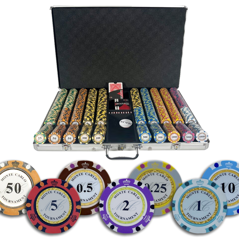 Poker Set Monte Carlo Cash Game 1000