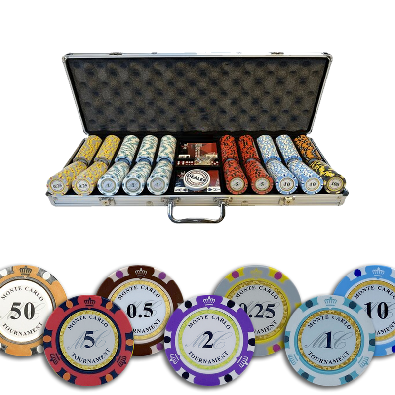 Poker Set Monte Carlo Cash Game 500