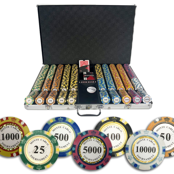 Poker Set Monte Carlo Tournament 1000