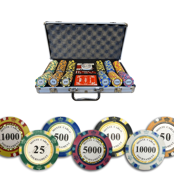 Poker Set Monte Carlo Tournament 300