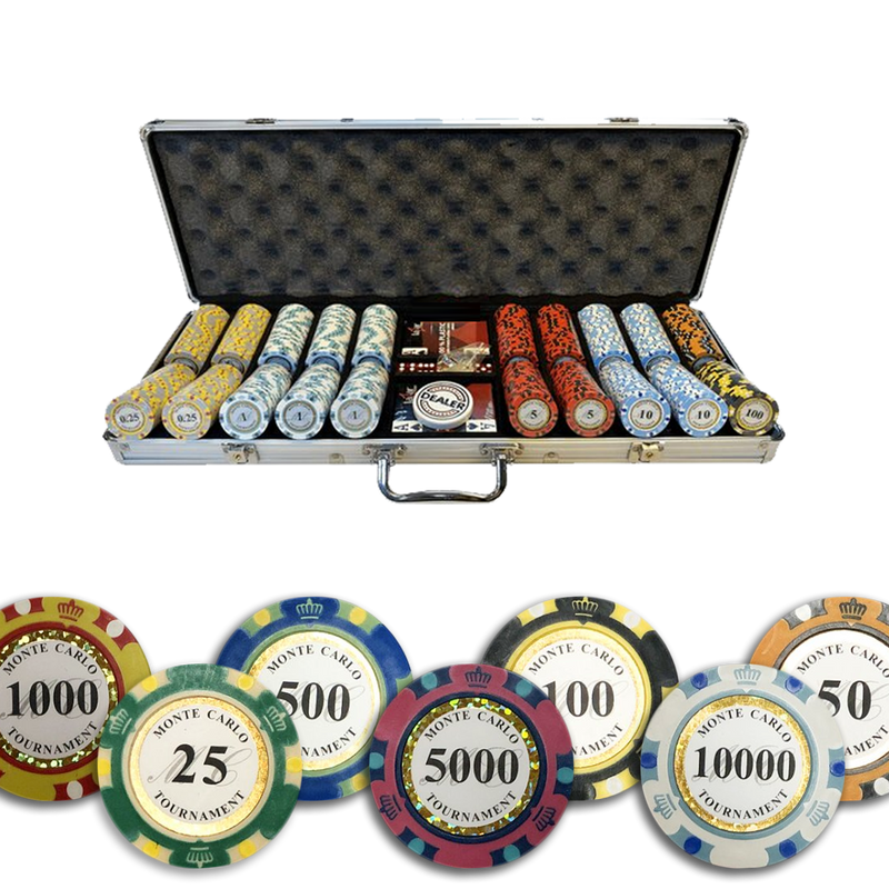 Pokerset Cadeau Deal Monte Carlo 500