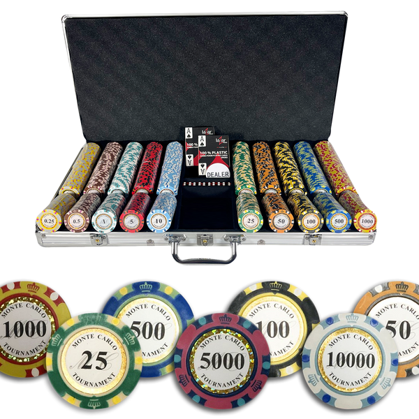 Poker Set Monte Carlo Tournament 750