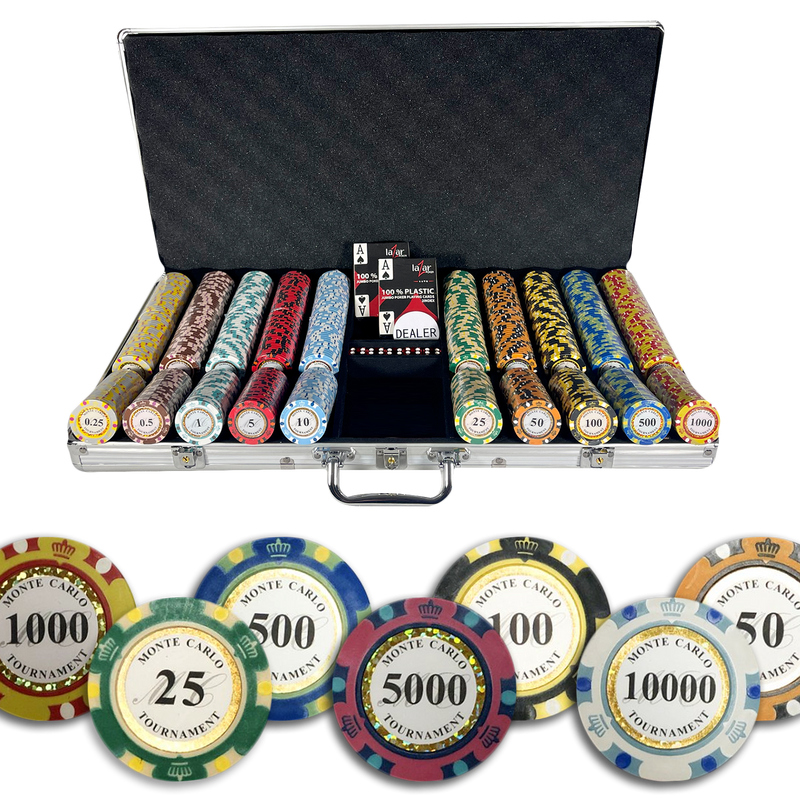 Poker Set Monte Carlo Tournament 750