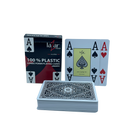 Cartas de Poker Lazar 2210 de Plástico Negro 4 Índice