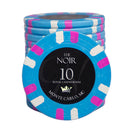 Le jeton de poker noir 10