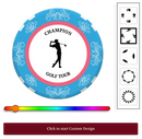 custom tool template golf marker chips