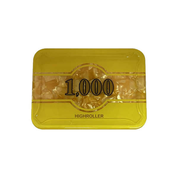 Poker Plaque Highroller 1000