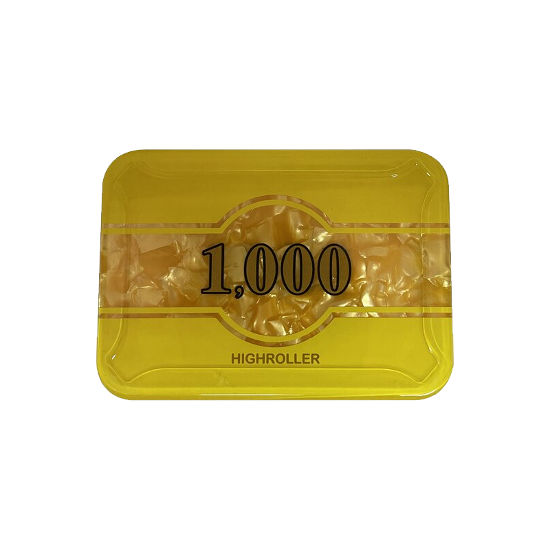 Poker Plaque Highroller 1000