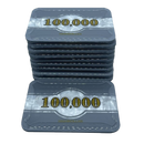 plaques highroller 100k stack grey white