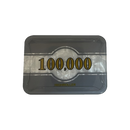 plaque highroller 100k grey white