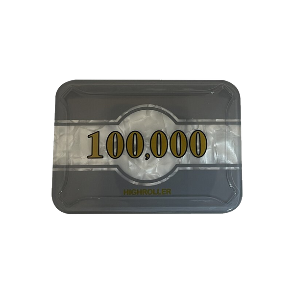 Poker Plaque Highroller 100.000