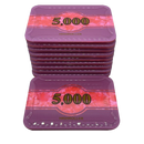 plaques highroller 5.000 stack purple pink