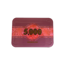 plaque highroller 5.000 purple pink