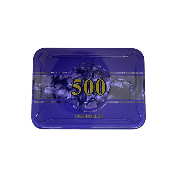 Poker Plaque Highroller 500