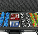 Poker Case Aluminium Black 1000 PRO - close-up