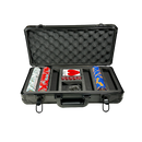 Poker Case Aluminium Black 300 PRO - open - view 4