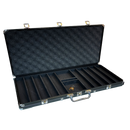 alliminium poker case black 750 open