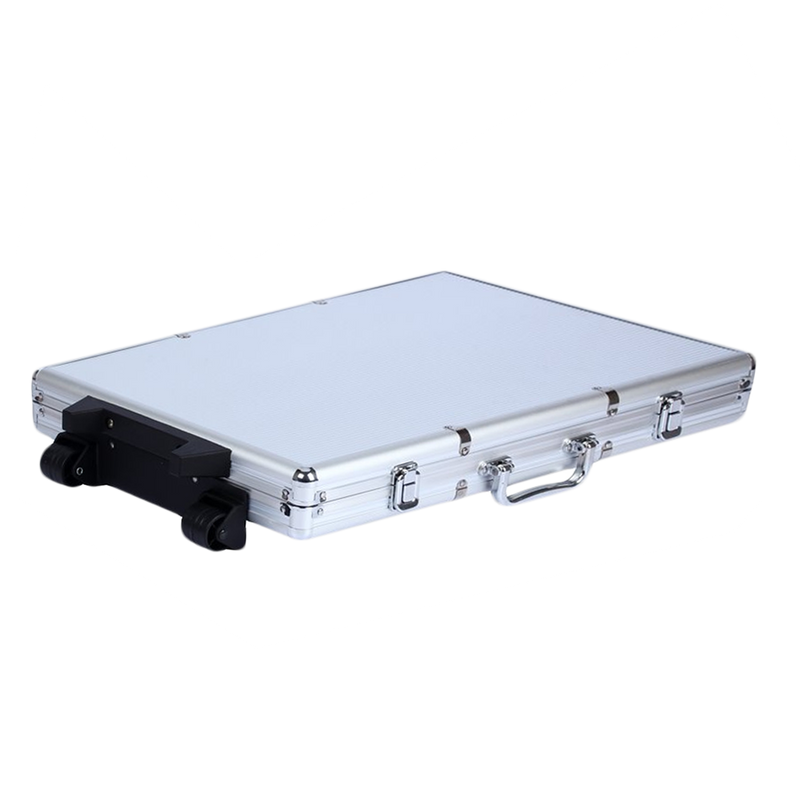 open alluminium poker case classic 1.000 closed trolley