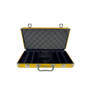 Poker Case Aluminium Gold 300 - open