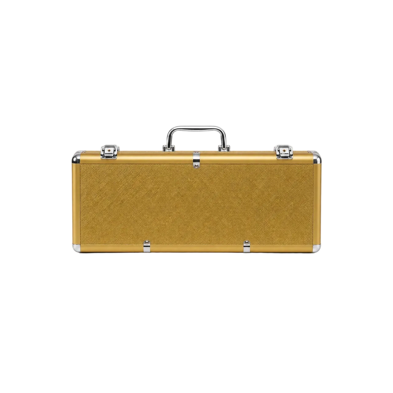 Poker Case Aluminium Gold 300