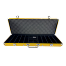 Poker Case Aluminium Gold 500 - open