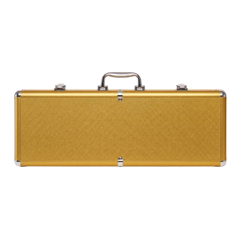 Poker Case Aluminium Gold 500