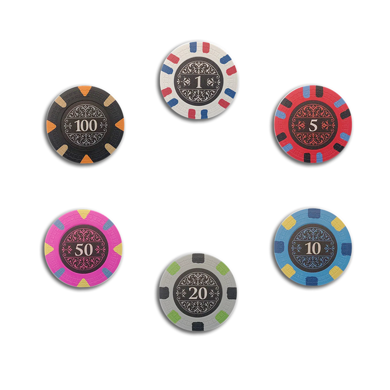 Poker Chips Set Banks 500 - Poker Merchant