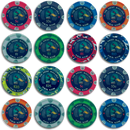 poker chips all angry mallard cash, overview of our colorful poker chips