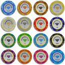 poker chips all diamond, overview of our colorful poker chips