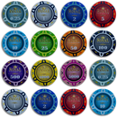 poker chips all royal cardroom, overview of our colorful poker chips