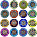 poker chip all the nuts, overview of our colorful poker chips