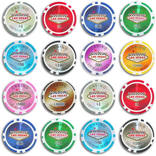 Set 50 Fiches Poker Professionali - Con Valore Nominale Per Serate Casinò - Foto 10