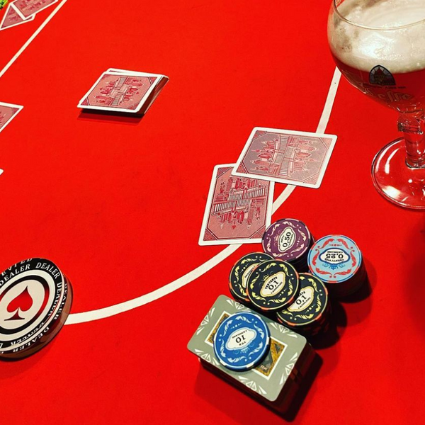 Poker Mat Standard Red 180x90