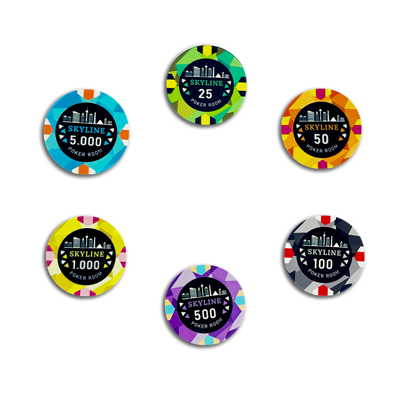 Poker Chips | 750 Chips | Tournament | Ceramic | Poker Merchant