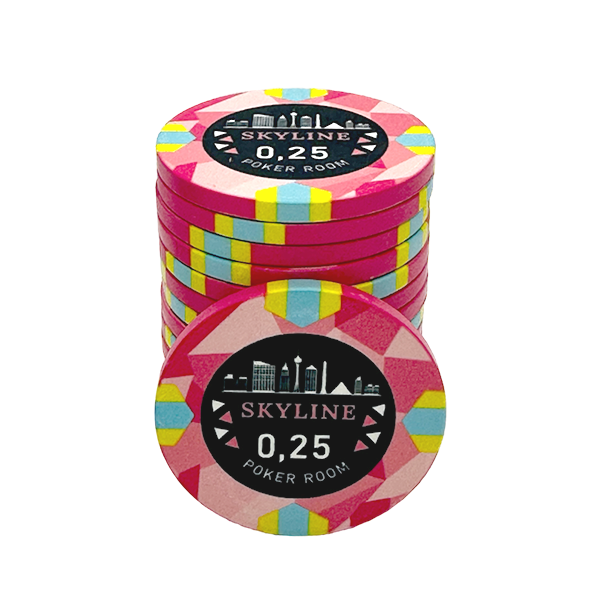Skyline Ceramic Poker Chip 0.25