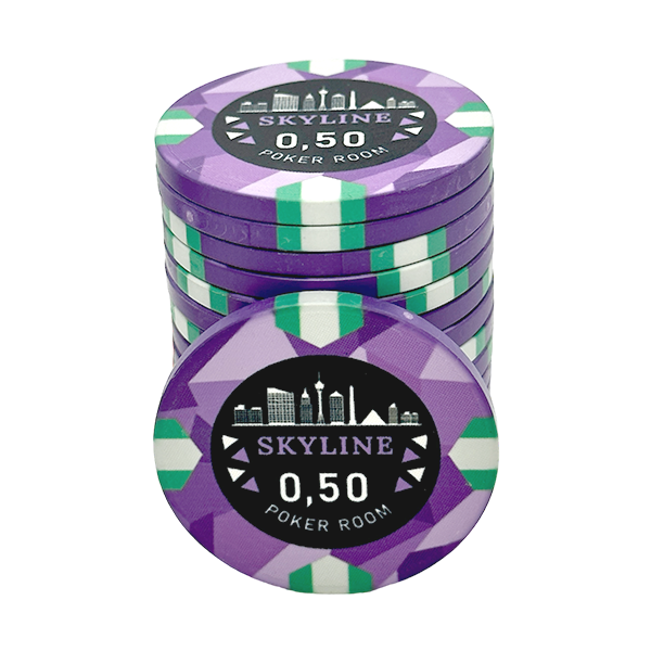 Skyline Ceramic Poker Chip 0.50