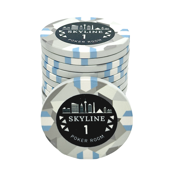 Stack Skyline Skyline Ceramic Poker Chip 1 - Poker Merchant