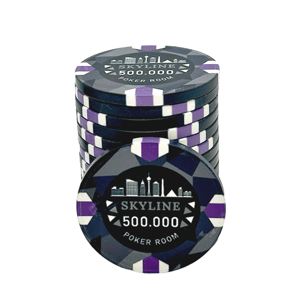 Skyline Ceramic Poker Chip 500.000 - Poker Merchant