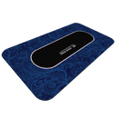 Poker mat blue black texas hold'em