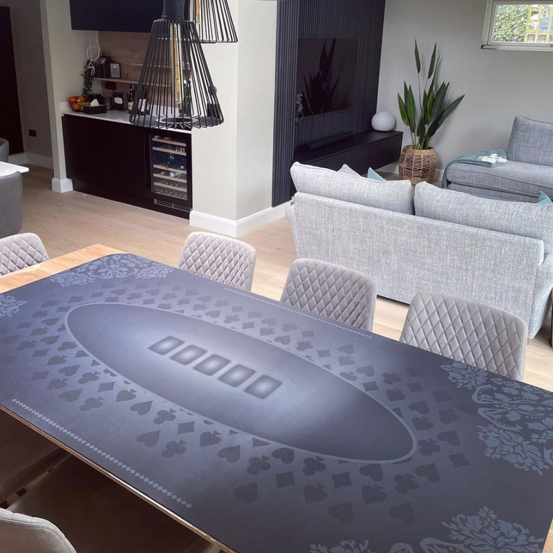 Poker Mat Deluxe Black 180x90 - view 2
