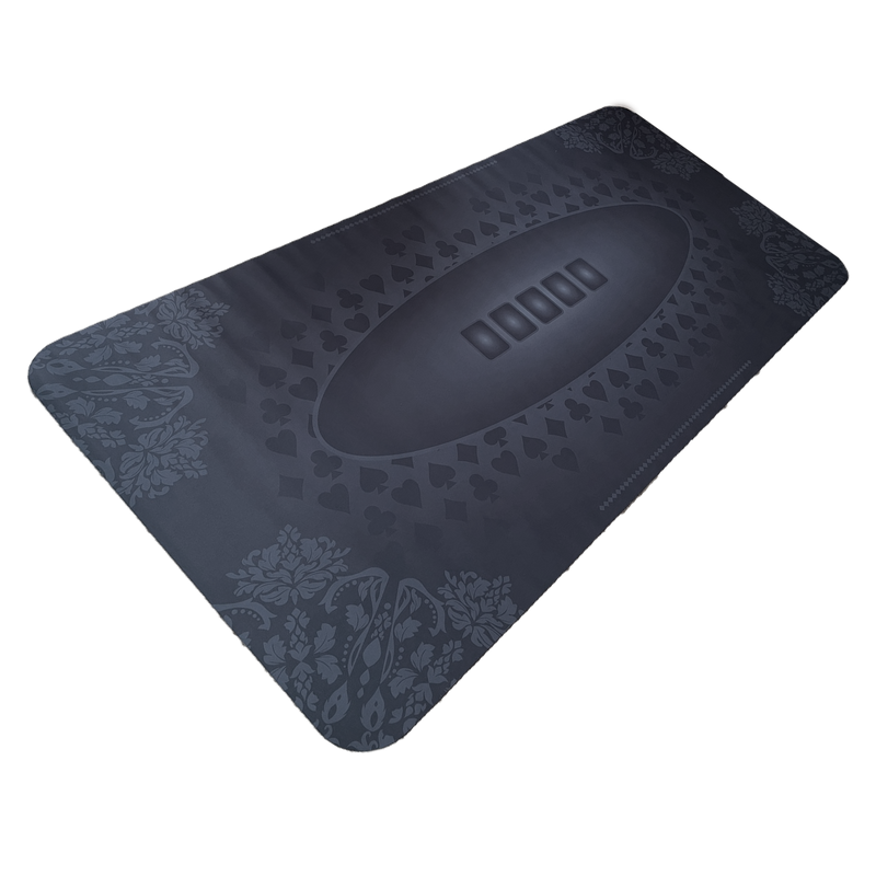 Poker Mat Deluxe Black 180x90