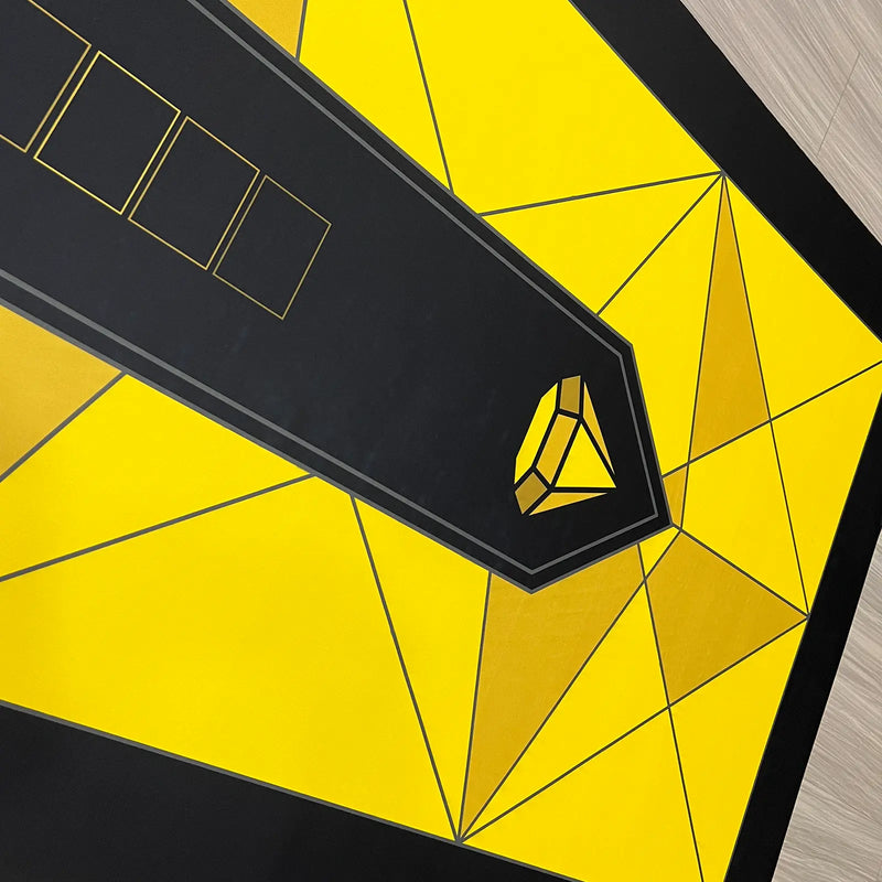 Poker Mat Diamonds Yellow - view 4
