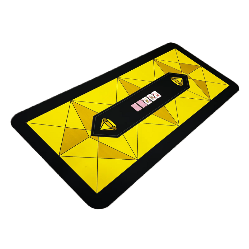 Poker Mat Diamonds Yellow