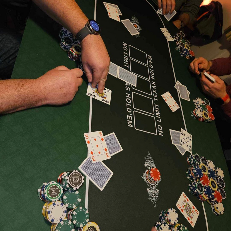 Pokermat Luxury Groen 200x100
