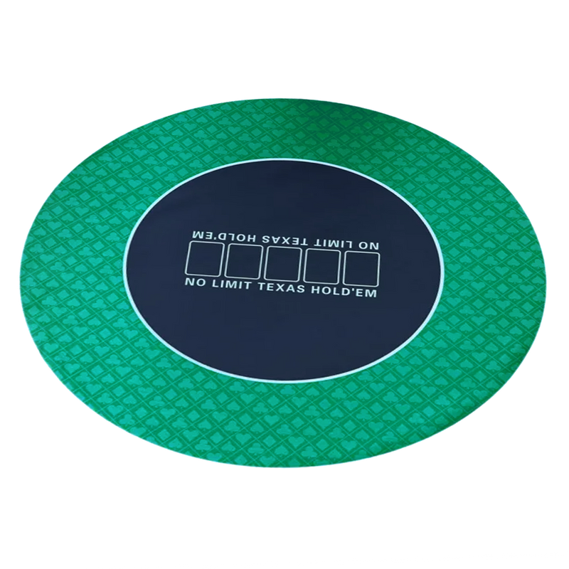 Poker Mat Round Luxury Green 120