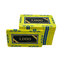 poker plaque clay composite stack 1.000 yellow