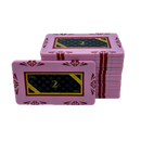 poker plaque clay composite stack 2 pink