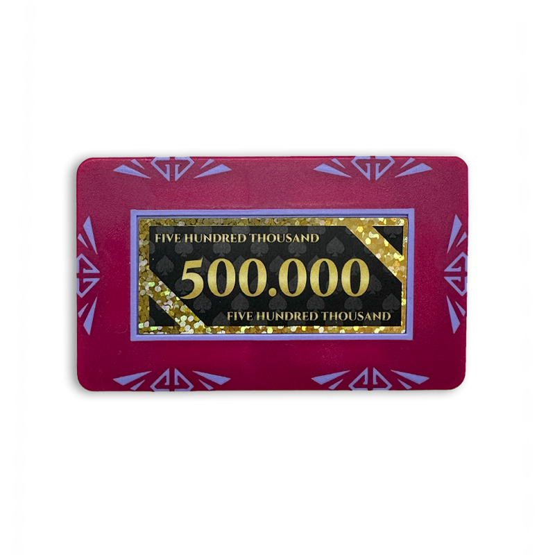 Poker Plaque Diamond 500.000